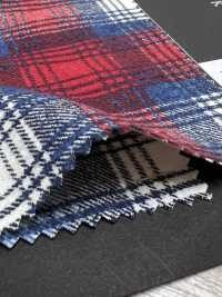 5026-1325-1 20s Flannel Fuzzy Printed Check[Textile / Fabric] HOKKOH Additional Images