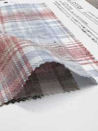 35538 21 Single - Ply Cotton Twill Shaky Tartan Check[Textile / Fabric] SUNWELL Additional Images