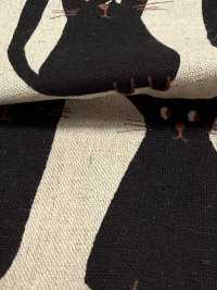 850615 Cotton Linen Canvas Stray Cat Friends[Textile / Fabric] VANCET Additional Images