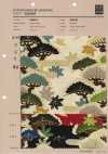 850630 Lawn Floral Gold Japanese Pattern, Rising Pine