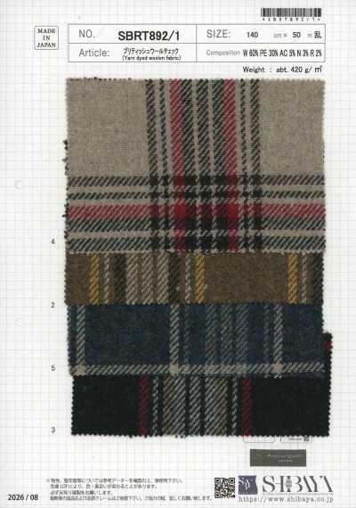 SBRT892/1 British Wool Check