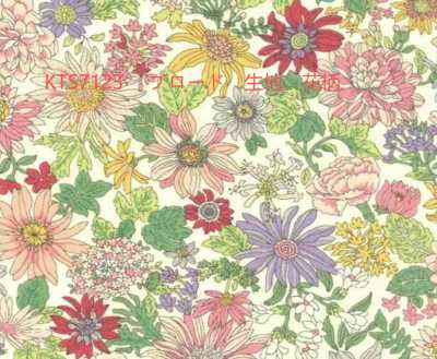 KTS7123 Broadcloth Textile, Floral Pattern
