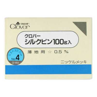 22614 Silk Pins, 100 G, No. 4