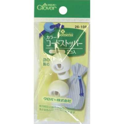 26108 Color Cord Stopper <White>