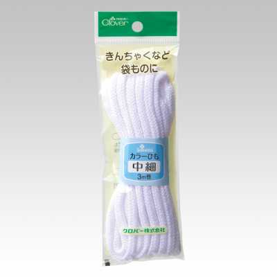 26144 Colored Cord, Medium-thin <White>