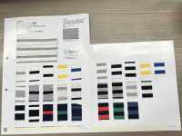 408 Cotton Modal 30/ Jersey-cloth Horizontal Stripes (UV Processing)[Textile / Fabric] VANCET Sub Photo