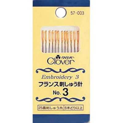 57003 French Embroidery Needle No. 3