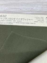 BD8432 C / Linen Calze BW[Textile / Fabric] COSMO TEXTILE Sub Photo