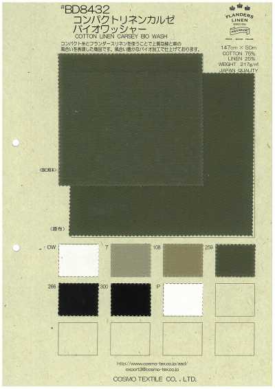 BD8432 C/Linen Kersey BW