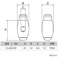 CL45S NIFCO Metal Spring Cord Lock[Buckles And Ring] NIFCO Sub Photo