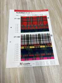 FT198 Ny Yarn-dyed Lattice Taffeta[Textile / Fabric] Masuda Sub Photo