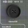 HB350 Real Buffalo Horn 4-hole Button
