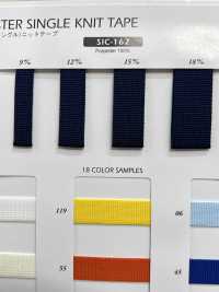 SIC-162 Polyester Single Knit Tape[Ribbon Tape Cord] SHINDO(SIC) Sub Photo