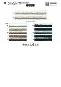 SIC-3042 Linen Rayon Twisted Cord[Ribbon Tape Cord] SHINDO(SIC) Sub Photo