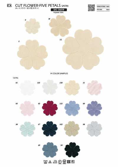 SIC-3659 Cut Flower, Five-Flower (Satin)