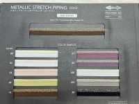 SIC-5546 Metallic Stretch Piping (Gold) / 9mm[Ribbon Tape Cord] SHINDO(SIC) Sub Photo