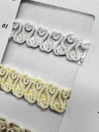 SIC-6131 Heart Line Braid[Ribbon Tape Cord] SHINDO(SIC) Sub Photo