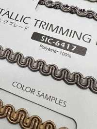 SIC-6417 Antique Metallic Trimming Braid[Ribbon Tape Cord] SHINDO(SIC) Sub Photo