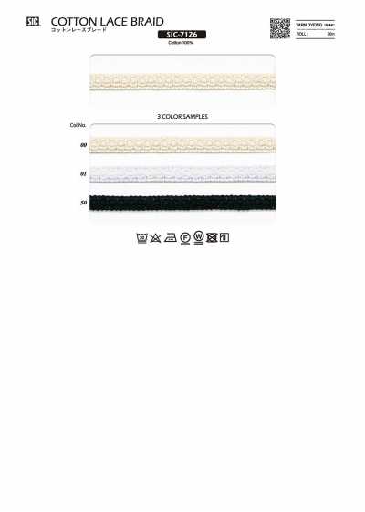 SIC-7126 Cotton Lace Braid