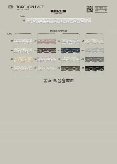 SIC-7286 Torchon Lace/10 Mm