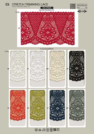 SIC-7460 Stretch Trimming Lace/70 Mm