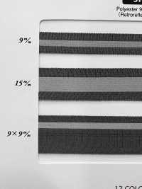 SIC-8725 Recursive Roll Shot Knit Stretch Tape[Ribbon Tape Cord] SHINDO(SIC) Sub Photo
