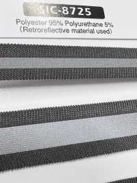 SIC-8725 Recursive Roll Shot Knit Stretch Tape[Ribbon Tape Cord] SHINDO(SIC) Sub Photo