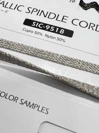 SIC-9518 Antique Metallic Spindle Cord[Ribbon Tape Cord] SHINDO(SIC) Sub Photo