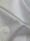 1090 White Satin Waist Lining For Formal Wear With Crest