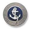 224 Japan-made Metal Buttons For Suits And Jackets Silver/Navy Blue