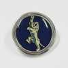 302 Japan-made Metal Buttons For Suits And Jackets, Silver Blue