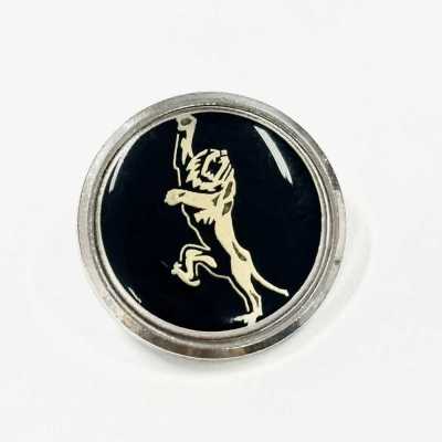 308 Made In Japan Metal Button For Suits And Jackets, Silver/Black