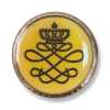800 Made In Japan Metal Button For Suits And Jackets Silver/Yellow