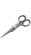 98459 Small Scissors, Matte Silver (BOHIN)