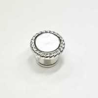 A-3-S Sterling Silver Stud Buttons , Mother Of Pearl Shell Silver Round[Formal Accessories] Yamamoto(EXCY) Sub Photo