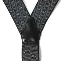 AT-3051 ALBERT THURSTON Herringbone Black Elastic 35mm[Formal Accessories] ALBERT THURSTON Sub Photo