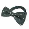 BF-601 Polka Dot Bow Tie, Green, Silk, Made In Japan