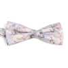 BF-ROSE-PU Silk Print Butterfly Tie Rose Purple