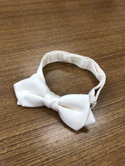BFK-3900 Off-White Sword Bow Tie Made With Fujiyoshida, Yamanashi Prefecture Silk Facing