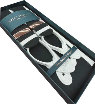 BOXCLOTH Albert Thurston Suspenders Boxcloth