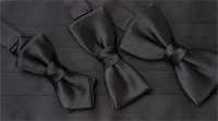CM-106 Cummerbund Black Made Of High-quality Shawl Label Silk Fabric[Formal Accessories] Yamamoto(EXCY) Sub Photo