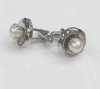 CUF-パール Imitation Pearl Cufflinks