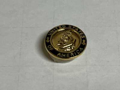 EX18 Made In Japan Metal Buttons For Suits And Jackets, Gold