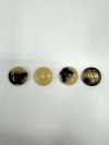 HBF590 Japanese-made Genuine Buffalo Horn Button For Suits And Jackets