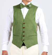 HLV-03 HARISSONS Linen Vest Green[Formal Accessories] Yamamoto(EXCY) Sub Photo
