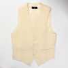 HLV-04 HARISSONS Linen Vest Beige