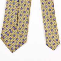 HVN-35 VANNERS Textile Used Tie Small Pattern Yellow[Formal Accessories] Yamamoto(EXCY) Sub Photo