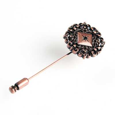 Antique-style Lapel Pin, Bronze