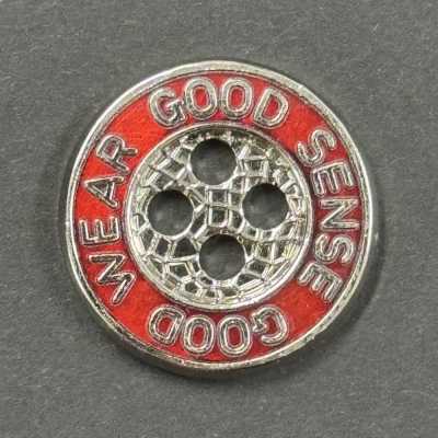 M15 Made In Japan Metal Buttons For Suits And Jackets Silver