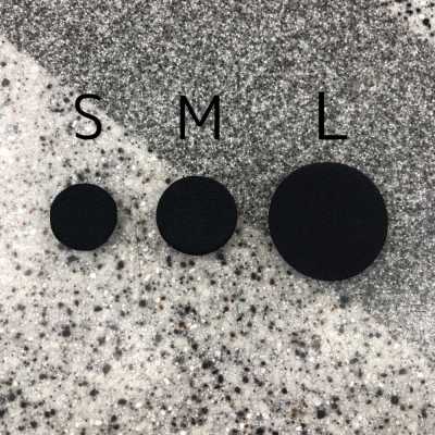 MK602 Formal Wear Cover Buttons Simple Design Black
